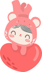 Happy valentine's Element