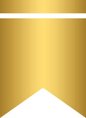 Golden bookmark icon