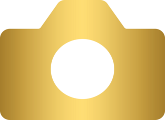 Golden camera icon