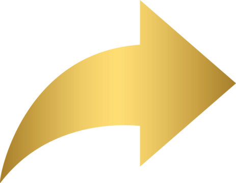 Golden arrow icon - Powered by Adobe