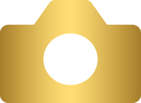 Golden camera icon