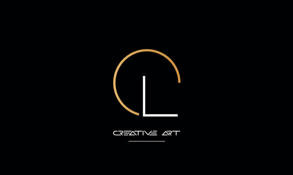 CL, LC, C, L abstract letters logo monogram