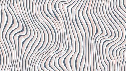 Deformed wavy lines Abstract background design