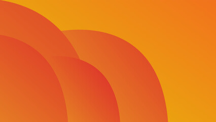 simple orange minimal abstract vector background
