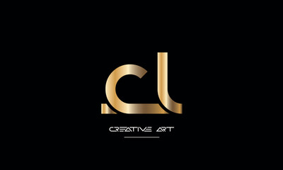 CL, LC, C, L abstract letters logo monogram