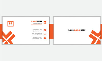 business card with modern design template texture and vector, clean professional modern business card.