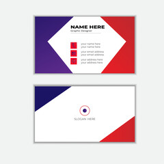 business card with modern design template texture and vector, clean professional modern business card.