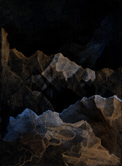 Old Color Grunge Painted Plaster Stucco Wall Vintage Weathered Frame With Abstract Antique Cracked Scratched Texture And Retro Pattern. Pencil drawing