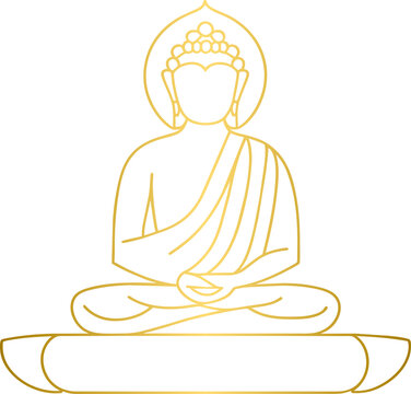 Golden buddha, gold buddha	
