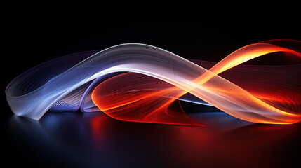 Incredible combinations of abstract light lines