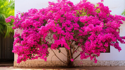 Lesser bougainvillea Purple Flowers