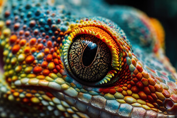 Fototapeta premium close up of a lizard