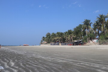 Saint Martin's Island, locally known as Narikel Jinjira, is the only coral island in Bangladesh
