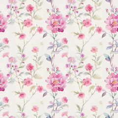 Fototapeta premium seamless floral background
