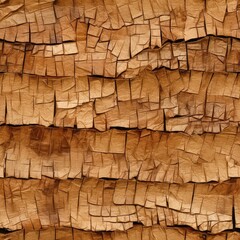 Fototapeta premium Seamless abstract shapes of wooden texture pattern background