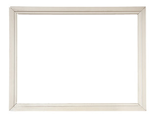 white wooden picture-frame
