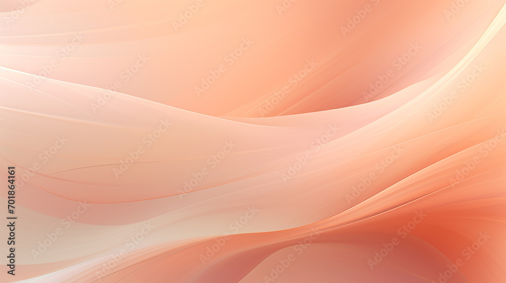 Wall mural peach fuzz abstract color background.