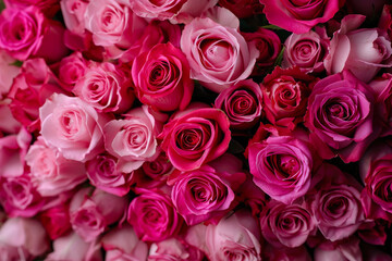 Whispers of Love: Textured Pink Roses