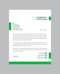 business letterhead template design