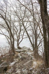 Fototapeta premium Nature around Lake Ontario in Etobicoke