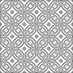 Abstract shapes.Abstract patterns from lines.White wallpaper. Vector graphics for design, textile, decoration, cover, wallpaper, web background, wrapping paper, fabric, packaging.Repeating pattern.