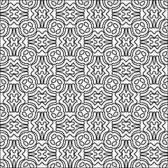 Abstract shapes.Abstract patterns from lines.White wallpaper. Vector graphics for design, textile, decoration, cover, wallpaper, web background, wrapping paper, fabric, packaging.Repeating pattern.