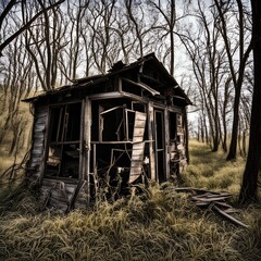 old abandoned house