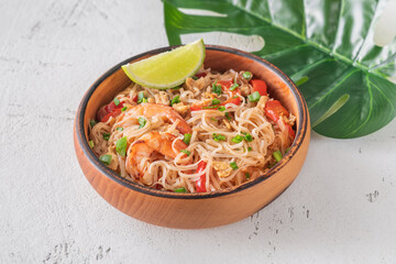 Bowl of pad thai