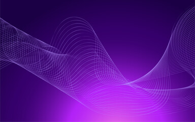 Abstract dark blue purple gradient background with diagonal geometric shape and line. - obrazy, fototapety, plakaty