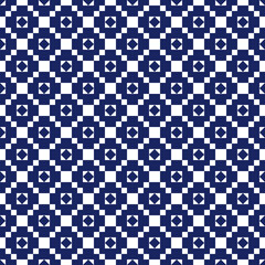 Rhombuses, diamonds, triangles, squares, checks, crosses seamless pattern. Ethnic ornament. Geometric background. Folk wallpaper. Geometrical ornate. Tribal motif. Textile print, abstract vector.