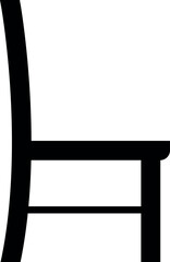 Chair icon. Business signs and symbols.