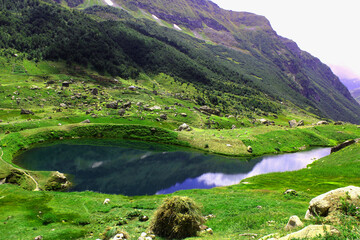  lake in the mountains, Shounter Valley, Azad Kashmir
