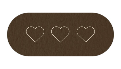 blank Kraft paper sticky note label digital planner sticker memo paper sheets notepad Minimalist and earth tone style