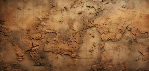 A 3D wall texture resembling a nautical map with old ship routes
