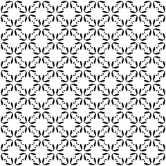 Black seamless abstract pattern. Overlay for background and backdrop. Ornamental design. PNG graphic illustration with transparent background.