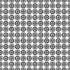 Black seamless abstract pattern. Overlay for background and backdrop. Ornamental design. PNG graphic illustration with transparent background.