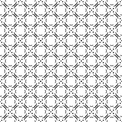 Black seamless abstract pattern. Overlay for background and backdrop. Ornamental design. PNG graphic illustration with transparent background.