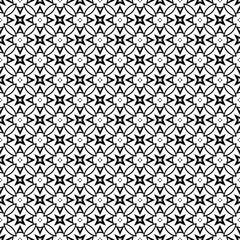 Obraz premium Black seamless abstract pattern. Overlay for background and backdrop. Ornamental design. PNG graphic illustration with transparent background.