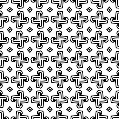 
Abstract Shapes.Vector seamless black and white pattern.Design element for prints, decoration, cover, textile, digital wallpaper, web background, wrapping paper, clothing, fabric, packaging, cards.