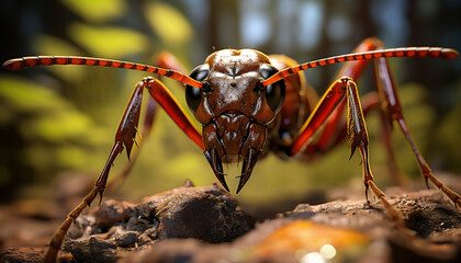 Recreation of a red ant