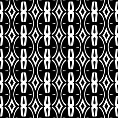 Fototapeta na wymiar Abstract Shapes.Vector seamless black and white pattern.Design element for prints, decoration, cover, textile, digital wallpaper, web background, wrapping paper, clothing, fabric, packaging, cards.