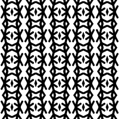 Abstract Shapes.Vector seamless black and white pattern.Design element for prints, decoration, cover, textile, digital wallpaper, web background, wrapping paper, clothing, fabric, packaging, cards.