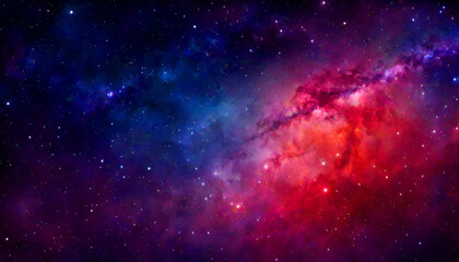 Galaxy and universe Milky way in the galaxy Fantastic night landscape with bright arched milky way colorful sky Starry sky with hills at summer. Beautiful Universe. Space background with galaxy - obrazy, fototapety, plakaty