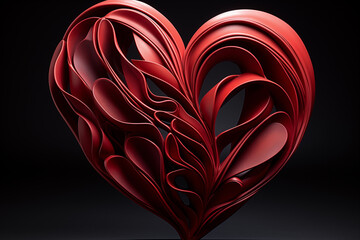 Happy Valentine Day Folded Elegance: The Art of Love
