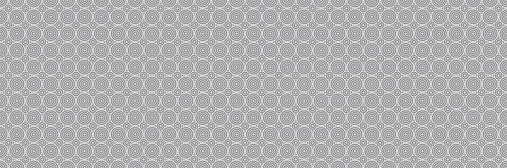 Chinese seamless pattern in oriental curvy geometric traditional style