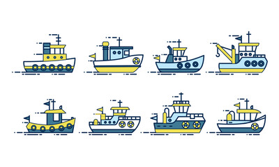 set of ships 