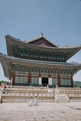 Gyeongbokgung Palace in Seoul, South Korea.