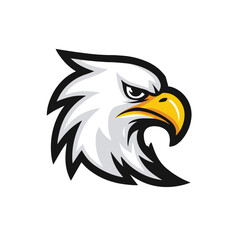 eagle head illustration, eagle head illustration, eagle face illustration, vector illustration, bird logo, eagle icon, 