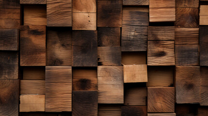 Wood timber construction material for background