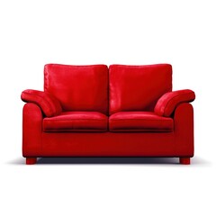 Naklejka premium sofa crimson
